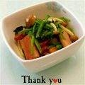 ＨＡＬ．Ｍ's cooksnap of when they made ほうれん草のベーコン炒め.