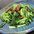 kookuro's cooksnap of when they made 小松菜のにんにく醤油炒め♪.