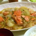 しほここ's cooksnap of when they made ●秋鮭のバタポン野菜あんかけ●.