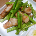 みさしお's cooksnap of when they made かじきまぐろとアスパラのさっぱり炒め.