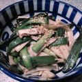さくら雪山's cooksnap of when they made ニラとエリンギの簡単ナムル風.