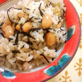 yurizumi's cooksnap of when they made 水煮大豆とひじきの炊き込みご飯.
