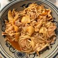 ma616y's cooksnap of when they made ☆簡単☆もやし入り豚キムチ炒め.