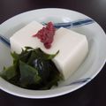 みぶりん's cooksnap of when they made 梅とワカメのっけ冷奴.