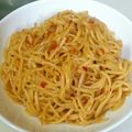 whitesora's cooksnap of when they made スイートチリソースの甘辛照りマヨうどん♪.