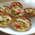 みっくママ's cooksnap of when they made ★餃子の皮でパリパリ!!簡単ミニピザ★.