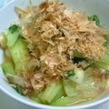 myukitty's cooksnap of when they made チンゲンサイと油揚げの煮びたし.