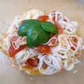 Ocean_ray's cooksnap of when they made そーめんで！トマトとツナのカッペリーニ風.