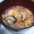 メポラニアン's cooksnap of when they made 根菜たっぷり＊＊我が家のけんちん汁.
