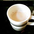 yuka4598's cooksnap of when they made きなこラテ.