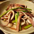 かよひこ's cooksnap of when they made イカとアスパラのバター生姜炒め✿.