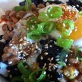 sakurask's cooksnap of when they made ☆納豆と豆腐のまぜまぜ食べラー丼☆.