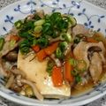 Akosua's cooksnap of when they made 豚肉と豆腐あんかけの十五穀米丼.