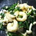 ☆こまっと☆'s cooksnap of when they made 簡単☆海老ニラ炒め♪.