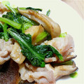 Ｏrbital's cooksnap of when they made 小松菜と椎茸と豚肉のあっさり炒め.
