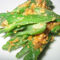 のじまさん's cooksnap of when they made インゲンの梅ゴマ和え.
