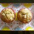 C for cat's cooksnap of when they made ＊ホワイトチョコとクランベリーマフィン＊.
