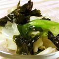 m_miho's cooksnap of when they made 簡単！キャベツとワカメのサラダ.