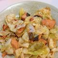 さなぺい14's cooksnap of when they made サーモン＆キャベツのピリ辛炒め♩.