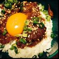 もちださん家のもっち's cooksnap of when they made マグロのユッケ☆簡単おつまみ☆おかずにも.