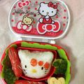 RU･NA's cooksnap of when they made キャラ弁☆簡単キティ—＆ダニエル.