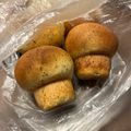だんこいもころ's cooksnap of when they made 紅茶とりんごのきのこ型プチパン.