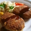 ルロワ・モワ's cooksnap of when they made 野菜ソムリエのとっておき☆メンチカツ☆.