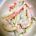 J・0505's cooksnap of when they made きゅうりと、かにかまのサラダ〜♪.