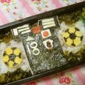 赤い電話's cooksnap of when they made サッカー日本代表ユニフォーム☆キャラ弁.