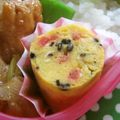 まじゅじゅ's cooksnap of when they made お弁当に♪カリカリ梅と黒ごまの卵焼き☆.