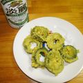 あさふむ's cooksnap of when they made カレー味のゴーヤ天ぷら.