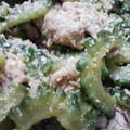 ｱﾗｲｸﾞﾏ's cooksnap of when they made ＊ゴーヤと豚肉の炒め物♪＊.