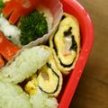 noamanma's cooksnap of when they made お弁当❀可愛いかにかま入りくるくる卵焼き.