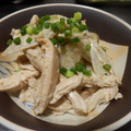 あずちもも's cooksnap of when they made 鶏とごぼうのマヨごま和え.