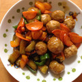 eriirin's cooksnap of when they made 肉団子（鶏）と野菜の和風炒め☆あんかけ風.