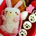 seahaしぃは's cooksnap of when they made ＊キャラ弁＊簡単★俵DEうさぎちゃん♡.
