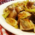mmameco's cooksnap of when they made 鰤と九条ねぎのソース照り焼き.