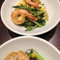 liarra's cooksnap of when they made からし菜とエビのカレーマヨ炒め.