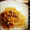 ma:9's cooksnap of when they made ツナ＆コーンinバター醤油パスタ.