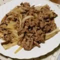 快くん's cooksnap of when they made 新玉ねぎと牛肉の味噌炒め.