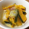 みちゃコ's cooksnap of when they made 簡単♪レンジで南瓜と白菜のミルク煮.