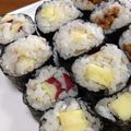 YUKIKI☆'s cooksnap of when they made さつまいものちょっとだけお寿司.