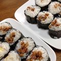 YUKIKI☆'s cooksnap of when they made ✿梅かつお納豆巻き✿.