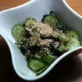 ＋SUN3's cooksnap of when they made わかめ胡瓜の土佐酢和え.