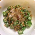 ミッキー8139's cooksnap of when they made オクラ納豆（かつおぶし風味）.