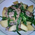 StardustCrusaders's cooksnap of when they made ヘルシー！ノンオイル！にら肉じゃが！.