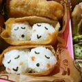 kinko0104's cooksnap of when they made キャラ弁♪赤ちゃん稲荷寿司.