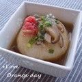 オレンジデイ's cooksnap of when they made あっさり梅風味✿れんこんもち.