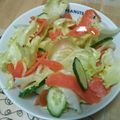 ☆toshimin☆'s cooksnap of when they made スモークサーモンサラダ.
