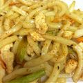 隣のアレルギーご飯's cooksnap of when they made 簡単めんつゆと白ねぎで焼きうどん.